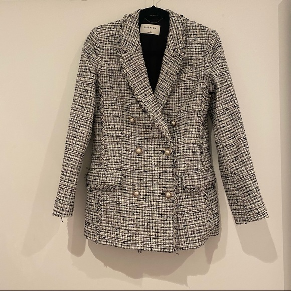 Babaton Jackets & Blazers - Aritzia Babaton Samuel Tweed Blazer NWOT